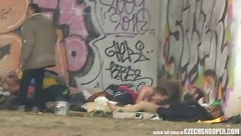 Czech Threesome Engages In Public Sex And Oral Pleasure
