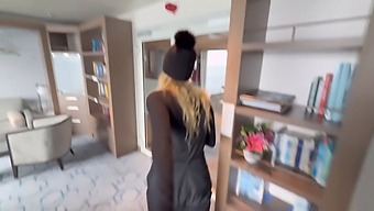 Natural Blonde Gets A Rough Ride On A Cruise